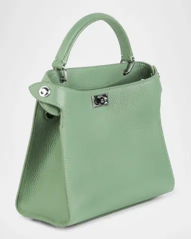 Michino Paris Lutece Mini Grained Leather Top-Handle Bag | Thumbnail 3 Michino Paris Lutece Mini Grained Leather Top-Handle Bag | Thumbnail 3