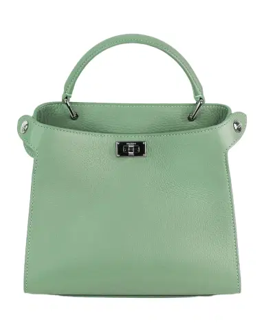 Michino Paris Lutece Mini Grained Leather Top-Handle Bag | Thumbnail 1 Michino Paris Lutece Mini Grained Leather Top-Handle Bag | Thumbnail 1
