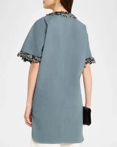 Diotima Burro Embellished Short-Sleeve Oversized Top | Thumbnail 2 Diotima Burro Embellished Short-Sleeve Oversized Top | Thumbnail 2
