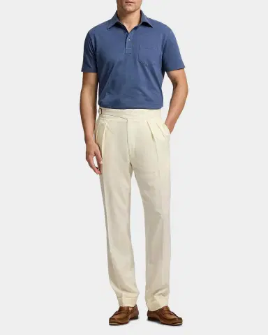 Ralph Lauren Purple Label Cotton-Cashmere Piqué Polo Shirt | Thumbnail 2 Ralph Lauren Purple Label Cotton-Cashmere Piqué Polo Shirt | Thumbnail 2