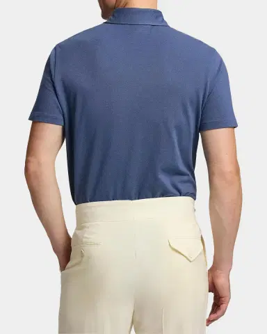 Ralph Lauren Purple Label Cotton-Cashmere Piqué Polo Shirt | Thumbnail 3 Ralph Lauren Purple Label Cotton-Cashmere Piqué Polo Shirt | Thumbnail 3