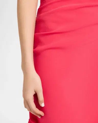 Christopher John Rogers Asymmetric Drape Midi Skirt | Thumbnail 5 Christopher John Rogers Asymmetric Drape Midi Skirt | Thumbnail 5