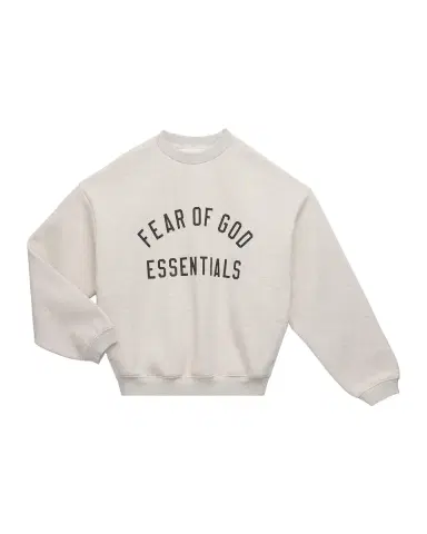 Fear of God Essentials Kid's Logo Crewneck Sweatshirt, Size 2-12 | Thumbnail 3 Fear of God Essentials Kid's Logo Crewneck Sweatshirt, Size 2-12 | Thumbnail 3