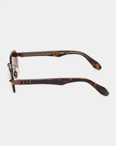 Christian Louboutin Men's Rimless Temple-Spike Metal Rectangle Sunglasses | Thumbnail 4 Christian Louboutin Men's Rimless Temple-Spike Metal Rectangle Sunglasses | Thumbnail 4