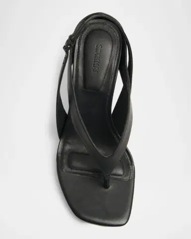SIMKHAI Darya Leather Wedge Thong Sandals | Thumbnail 3 SIMKHAI Darya Leather Wedge Thong Sandals | Thumbnail 3