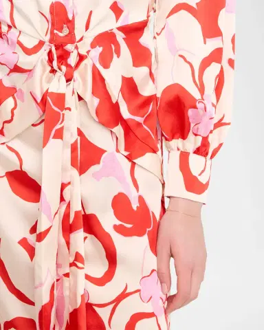 Misa Los Angeles Kasbah Floral Midi Shirtdress | Thumbnail 5 Misa Los Angeles Kasbah Floral Midi Shirtdress | Thumbnail 5