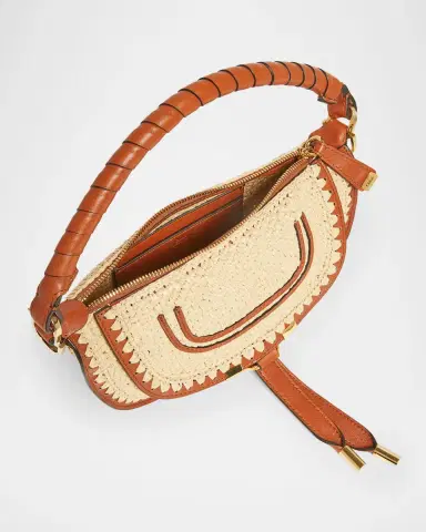 Chloé Marcie Top-Handle Bag in Viscose Raffia | Thumbnail 2 Chloé Marcie Top-Handle Bag in Viscose Raffia | Thumbnail 2