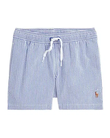 Polo Ralph Lauren Little Boy 's & Boy 's Traveler Stretch Seersucker Swim Trunk | Thumbnail 1 Polo Ralph Lauren Little Boy 's & Boy 's Traveler Stretch Seersucker Swim Trunk | Thumbnail 1
