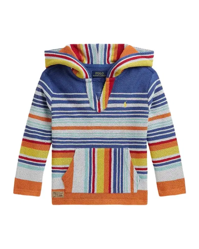 Little Boy's & Boy's Striped Cotton Terry Hoodie Little Boy's & Boy's Striped Cotton Terry Hoodie