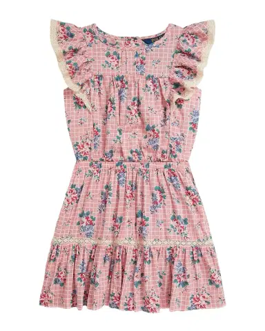 Polo Ralph Lauren Little Girl 's & Girl 's Floral Slub Cotton Top & Skirt | Thumbnail 1 Polo Ralph Lauren Little Girl 's & Girl 's Floral Slub Cotton Top & Skirt | Thumbnail 1