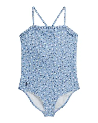 Polo Ralph Lauren Little Girl's & Girl's Floral Ruffled One-Piece Swimsuit | Thumbnail 1 Polo Ralph Lauren Little Girl's & Girl's Floral Ruffled One-Piece Swimsuit | Thumbnail 1
