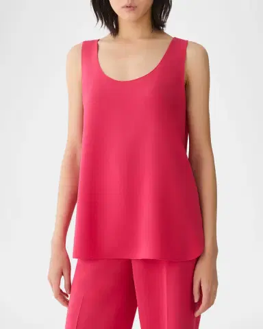 Lafayette 148 New York Scoop-Neck Sleeveless Blouse | Thumbnail 4 Lafayette 148 New York Scoop-Neck Sleeveless Blouse | Thumbnail 4