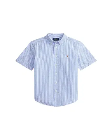 Polo Ralph Lauren Little Boy's & Boy's Striped Cotton Seersucker Shirt | Thumbnail 1 Polo Ralph Lauren Little Boy's & Boy's Striped Cotton Seersucker Shirt | Thumbnail 1