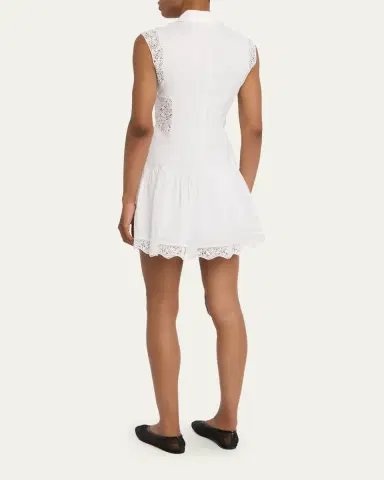 Frame The Embroidered Mini Day Dress | Thumbnail 7 Frame The Embroidered Mini Day Dress | Thumbnail 7