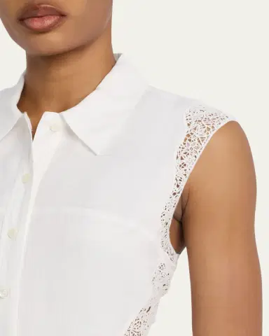 Frame The Embroidered Mini Day Dress | Thumbnail 9 Frame The Embroidered Mini Day Dress | Thumbnail 9