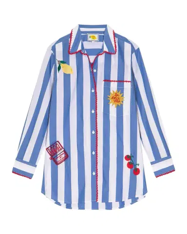 Rails x Giadzy Elsa Embroidered Dolce Vita Shirt | Thumbnail 1 Rails x Giadzy Elsa Embroidered Dolce Vita Shirt | Thumbnail 1