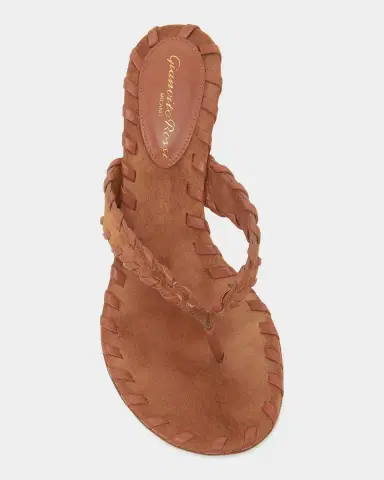 Gianvito Rossi 70mm Whipstitch Suede Thong Sandals | Thumbnail 4 Gianvito Rossi 70mm Whipstitch Suede Thong Sandals | Thumbnail 4