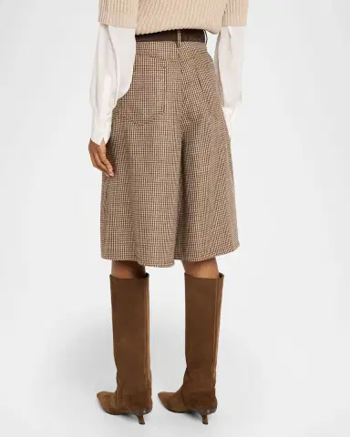 Brunello Cucinelli Wool-Blend Houndstooth Bermuda Shorts | Thumbnail 3 Brunello Cucinelli Wool-Blend Houndstooth Bermuda Shorts | Thumbnail 3