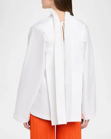 Alaïa Cotton Poplin Reverse Jacket | Thumbnail 2 Alaïa Cotton Poplin Reverse Jacket | Thumbnail 2