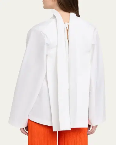 Alaïa Cotton Poplin Reverse Jacket | Thumbnail 7 Alaïa Cotton Poplin Reverse Jacket | Thumbnail 7