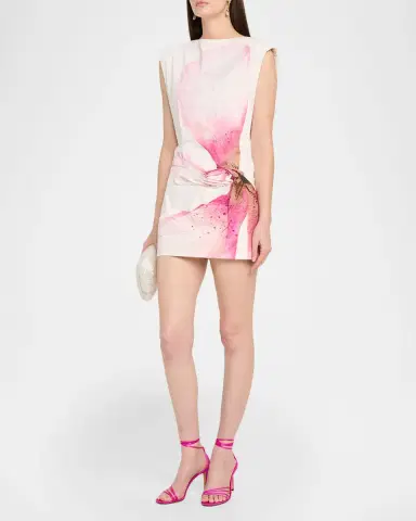 Significant Other Quentin Floral Mini Dress | Thumbnail 4 Significant Other Quentin Floral Mini Dress | Thumbnail 4
