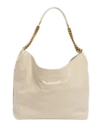 Saint Laurent Hortense YSL Ring Leather Hobo Bag | Thumbnail 1 Saint Laurent Hortense YSL Ring Leather Hobo Bag | Thumbnail 1