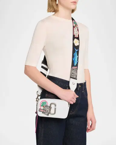 Marc Jacobs The Camp Patchwork Denim Snapshot Crossbody Bag | Thumbnail 2 Marc Jacobs The Camp Patchwork Denim Snapshot Crossbody Bag | Thumbnail 2