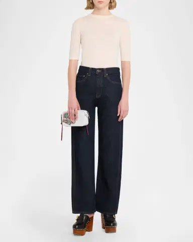 Marc Jacobs The Camp Patchwork Denim Snapshot Crossbody Bag | Thumbnail 5 Marc Jacobs The Camp Patchwork Denim Snapshot Crossbody Bag | Thumbnail 5