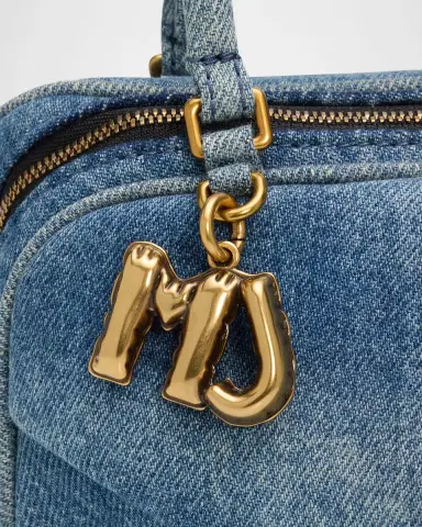 Marc Jacobs The Denim Mini Wave Top-Handle Bag | Thumbnail 6 Marc Jacobs The Denim Mini Wave Top-Handle Bag | Thumbnail 6