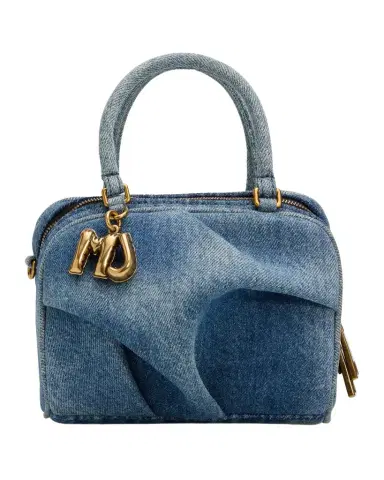 Marc Jacobs The Denim Mini Wave Top-Handle Bag | Thumbnail 1 Marc Jacobs The Denim Mini Wave Top-Handle Bag | Thumbnail 1