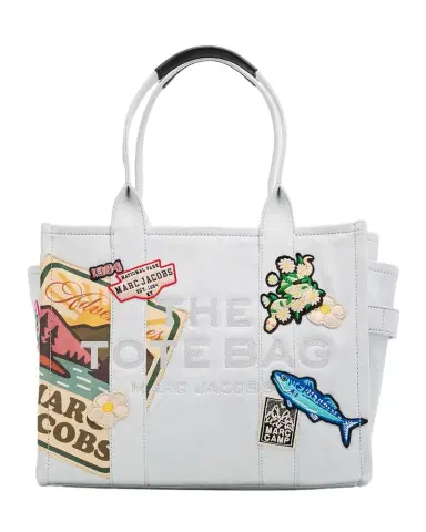 Marc Jacobs The Camp Patchwork Denim Large Tote Bag | Thumbnail 1 Marc Jacobs The Camp Patchwork Denim Large Tote Bag | Thumbnail 1