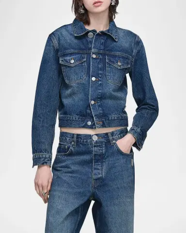 Marc Jacobs Shrunken Denim Jacket | Thumbnail 3 Marc Jacobs Shrunken Denim Jacket | Thumbnail 3