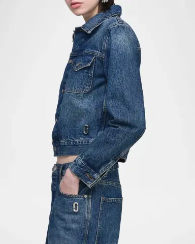 Marc Jacobs Shrunken Denim Jacket | Thumbnail 6 Marc Jacobs Shrunken Denim Jacket | Thumbnail 6
