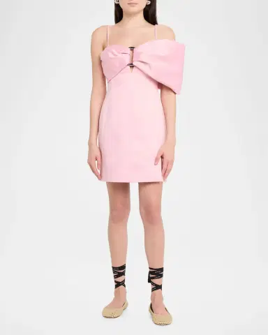 Marc Jacobs Satin Pop JBow Dress | Thumbnail 2 Marc Jacobs Satin Pop JBow Dress | Thumbnail 2