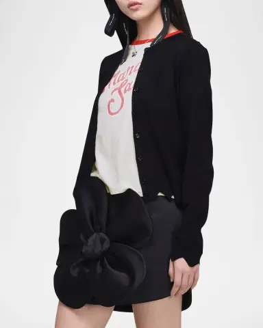 Marc Jacobs Scalloped Daisy Crewneck Cardigan | Thumbnail 7 Marc Jacobs Scalloped Daisy Crewneck Cardigan | Thumbnail 7