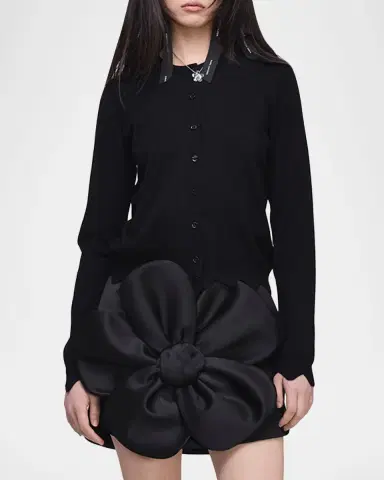 Marc Jacobs Scalloped Daisy Crewneck Cardigan | Thumbnail 8 Marc Jacobs Scalloped Daisy Crewneck Cardigan | Thumbnail 8