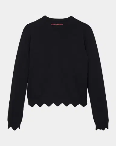 Marc Jacobs Scalloped Daisy Crewneck Cardigan | Thumbnail 9 Marc Jacobs Scalloped Daisy Crewneck Cardigan | Thumbnail 9