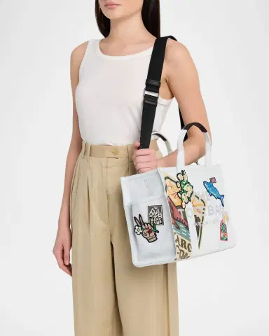 Marc Jacobs The Camp Patchwork Denim Medium Tote Bag | Thumbnail 2 Marc Jacobs The Camp Patchwork Denim Medium Tote Bag | Thumbnail 2