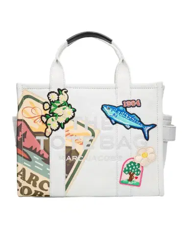 Marc Jacobs The Camp Patchwork Denim Medium Tote Bag | Thumbnail 1 Marc Jacobs The Camp Patchwork Denim Medium Tote Bag | Thumbnail 1