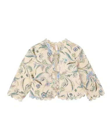 Zimmermann Girl's Indra Floral Quilted Jacket, Size 1- | Thumbnail 1 Zimmermann Girl's Indra Floral Quilted Jacket, Size 1- | Thumbnail 1