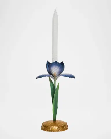 Juliska Meadow Walk Iris 9" Candlestick | Thumbnail 2 Juliska Meadow Walk Iris 9" Candlestick | Thumbnail 2