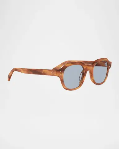 Celine Men's 3 Dots Acetate Round Sunglasses | Thumbnail 6 Celine Men's 3 Dots Acetate Round Sunglasses | Thumbnail 6
