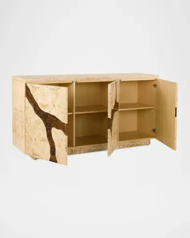 John-Richard Collection Orin 3-Door Credenza | Thumbnail 2 John-Richard Collection Orin 3-Door Credenza | Thumbnail 2