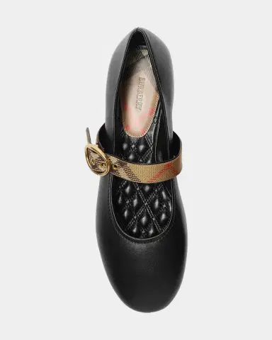 Burberry Robin Check-Strap Leather Ballerina Flats | Thumbnail 3 Burberry Robin Check-Strap Leather Ballerina Flats | Thumbnail 3