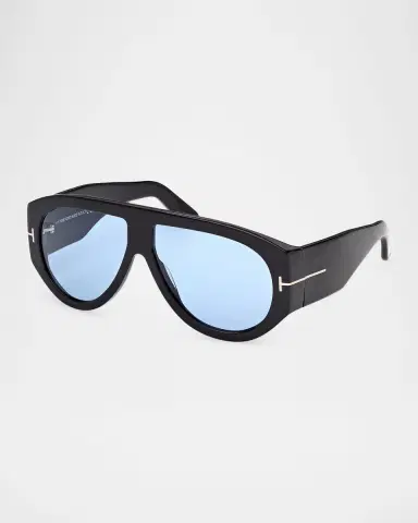 Tom Ford Bronson 60MM Acetate Pilot Sunglasses | Thumbnail 2 Tom Ford Bronson 60MM Acetate Pilot Sunglasses | Thumbnail 2