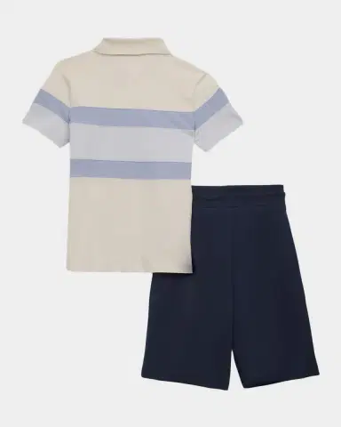 BOSS Boy 's Polo Shirt and Bermuda Shorts Set, Size 8- | Thumbnail 2 BOSS Boy 's Polo Shirt and Bermuda Shorts Set, Size 8- | Thumbnail 2