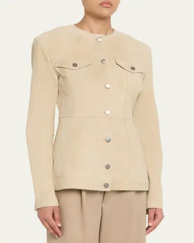 HAIKURE Temple Paneled Suede Jacket | Thumbnail 8 HAIKURE Temple Paneled Suede Jacket | Thumbnail 8