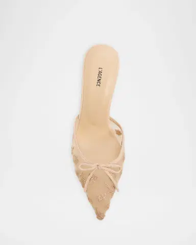 L'Agence 100mm Prasad Embroidered Mesh Pumps | Thumbnail 3 L'Agence 100mm Prasad Embroidered Mesh Pumps | Thumbnail 3