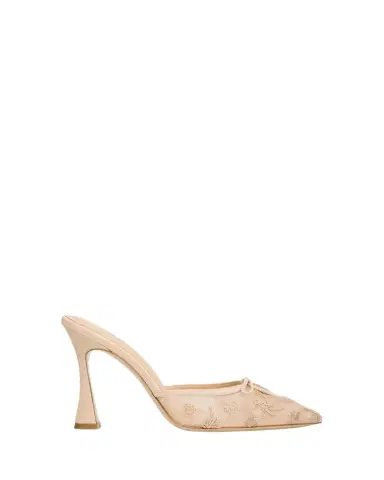 L'Agence 100mm Prasad Embroidered Mesh Pumps | Thumbnail 1 L'Agence 100mm Prasad Embroidered Mesh Pumps | Thumbnail 1