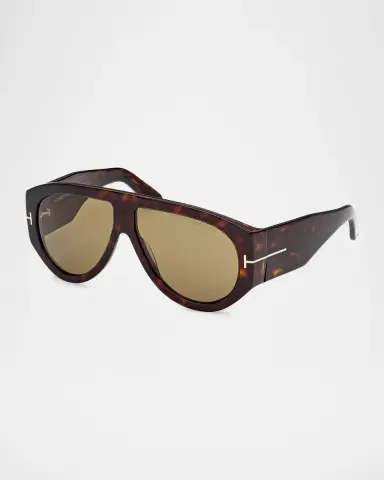 Tom Ford Bronson 60MM Acetate Pilot Sunglasses | Thumbnail 2 Tom Ford Bronson 60MM Acetate Pilot Sunglasses | Thumbnail 2